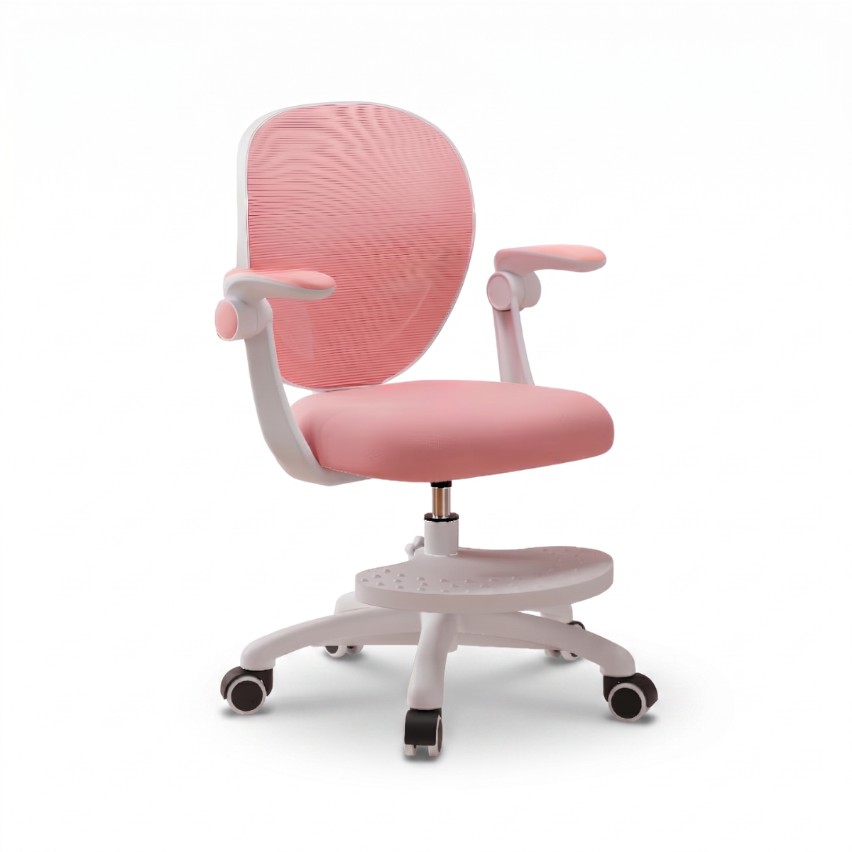 Cadeira de Estudo Astrella Lyra Rosa Ergonômica Inteligente para Crianças