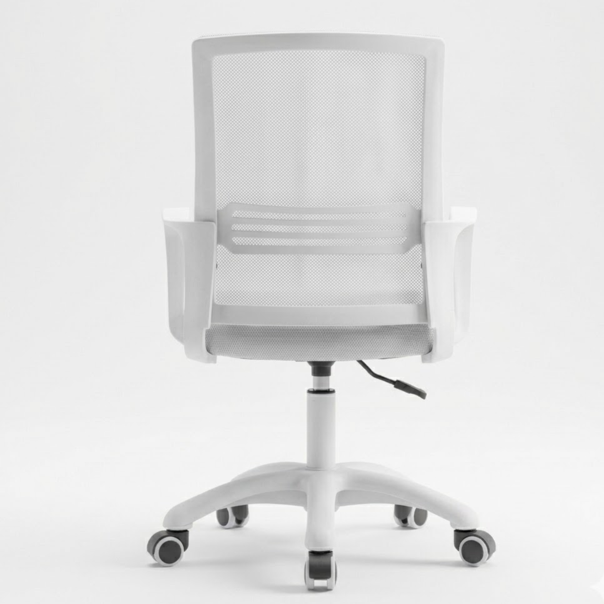 Cadeira de Escritório Astrella Vega Branco e Cinza Ergonômica Confortável